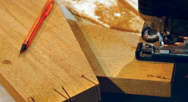 5: Cut the tails along the inside...